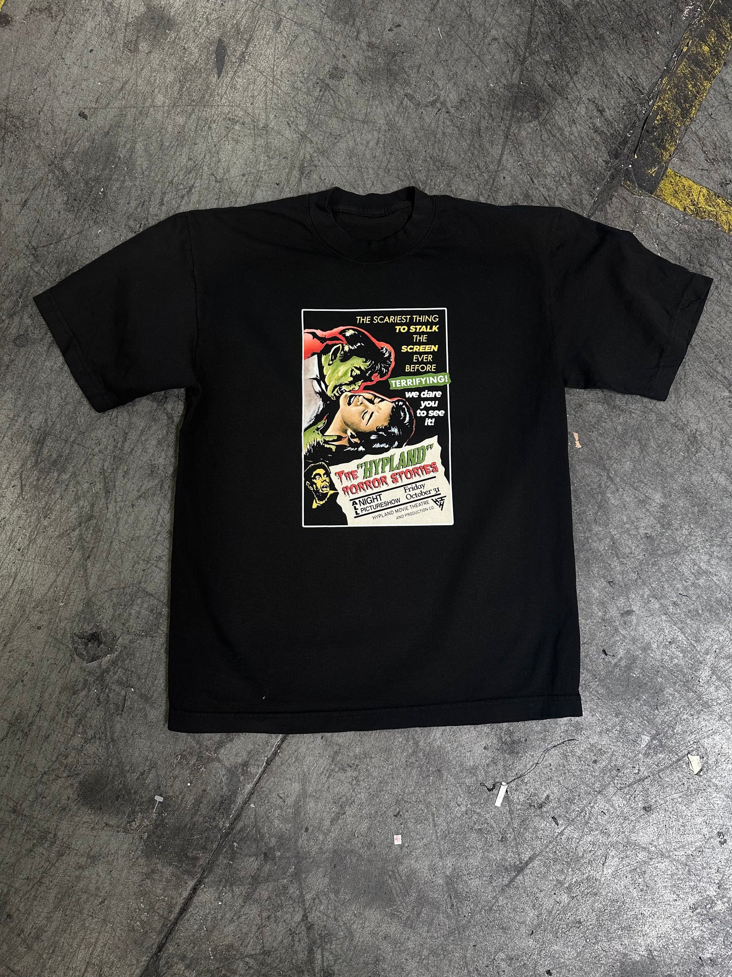 HALLOWEEN HORROR COMIC SHIRT (BLACK)