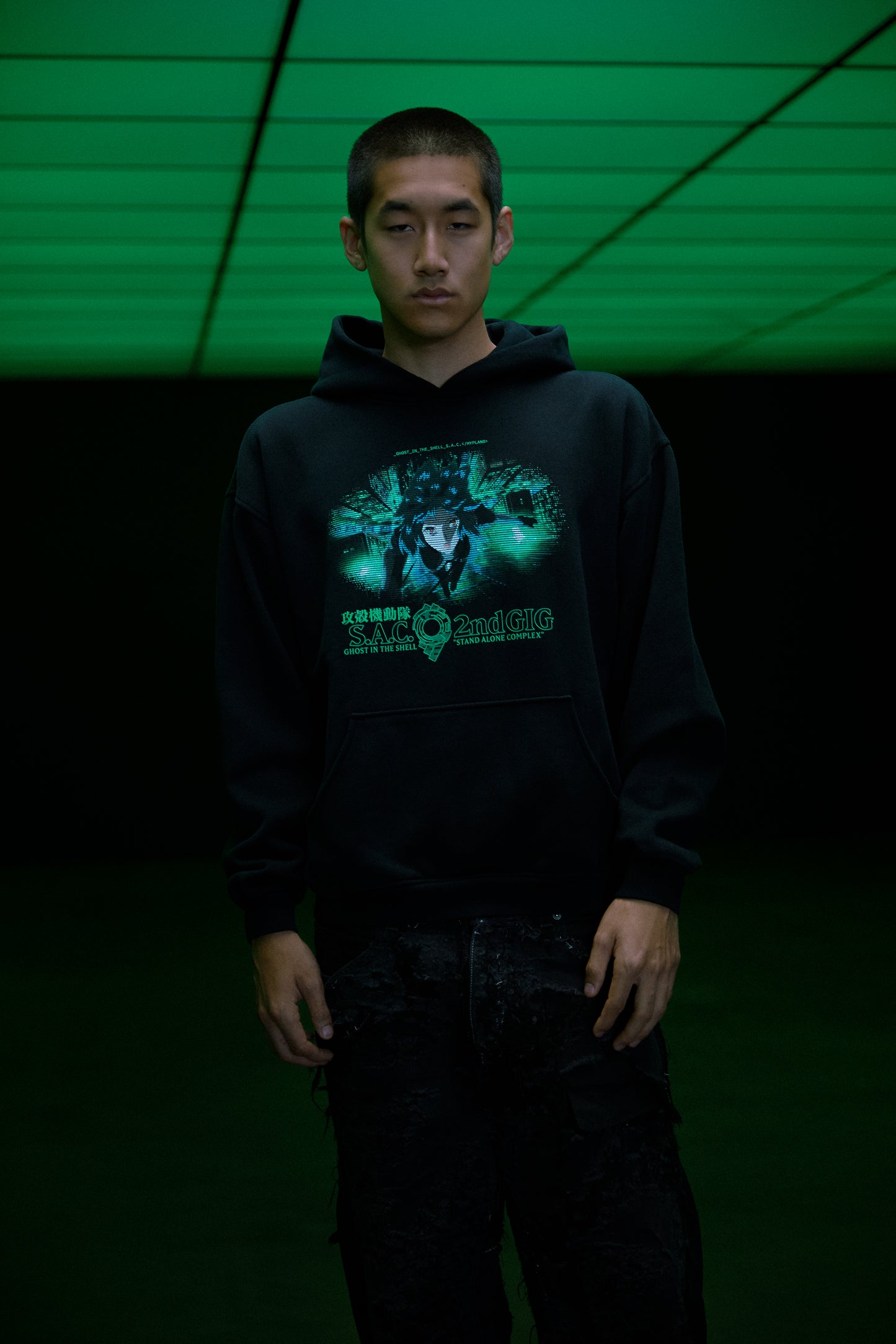 GITS DIGITAL HOODIE (BLACK)