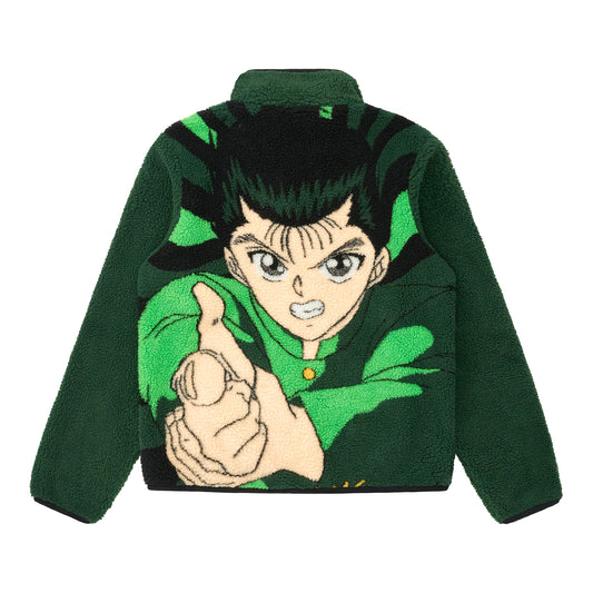 YYH YUSUKE SHERPA JACKET (GREEN)