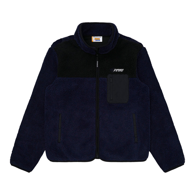 SHIPPUDEN SASUKE SHERPA JACKET (NAVY)