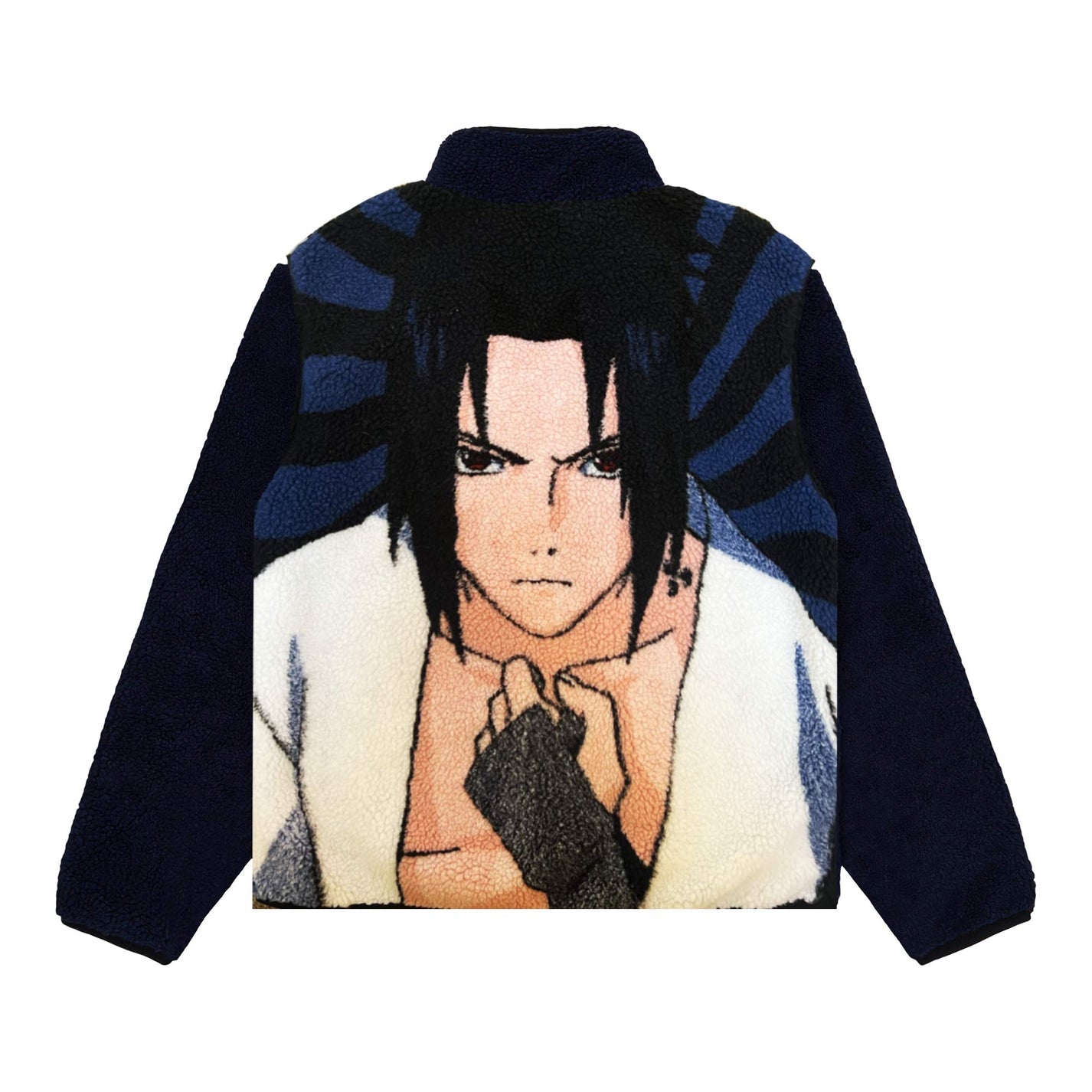 SHIPPUDEN SASUKE SHERPA JACKET (NAVY) – Hypland