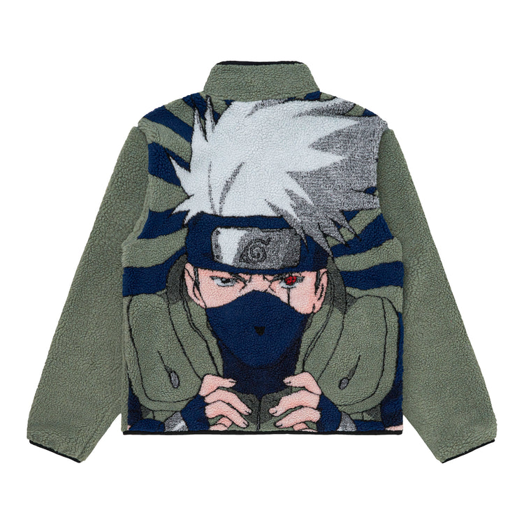 SHIPPUDEN KAKASHI SHERPA JACKET (ARMY)