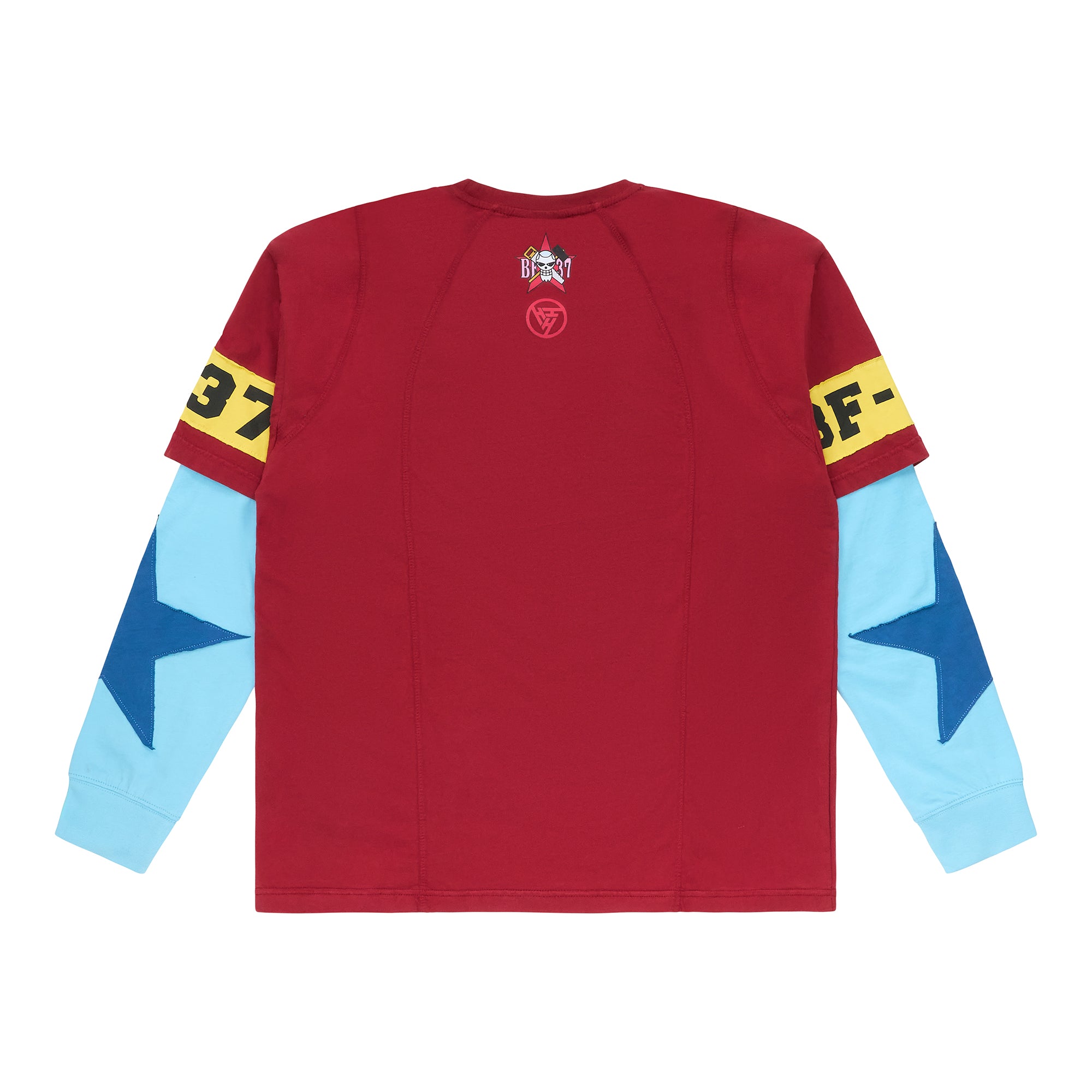 ONE PIECE FRANKY LONG SLEEVE SHIRT RED PRE ORDER