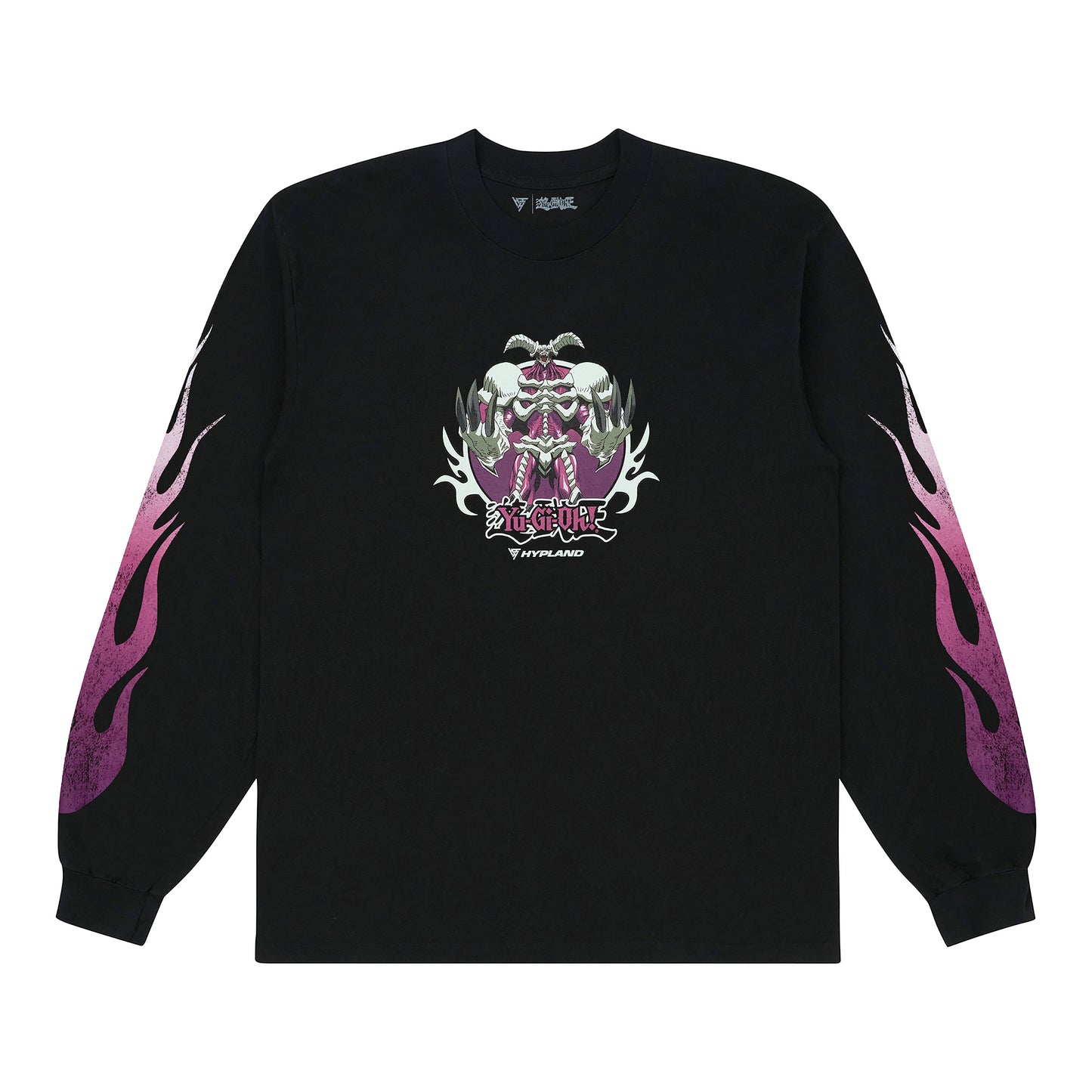 YUGIOH SUMMON SKULL LONG SLEEVE SHIRT (BLACK)