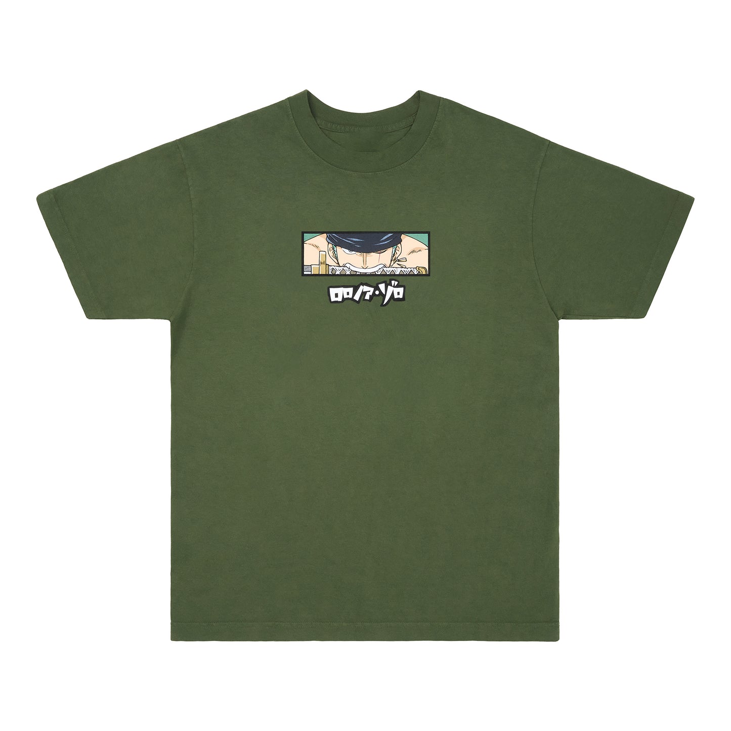 ONE PIECE ZORO EYES SHIRT (MOSS)