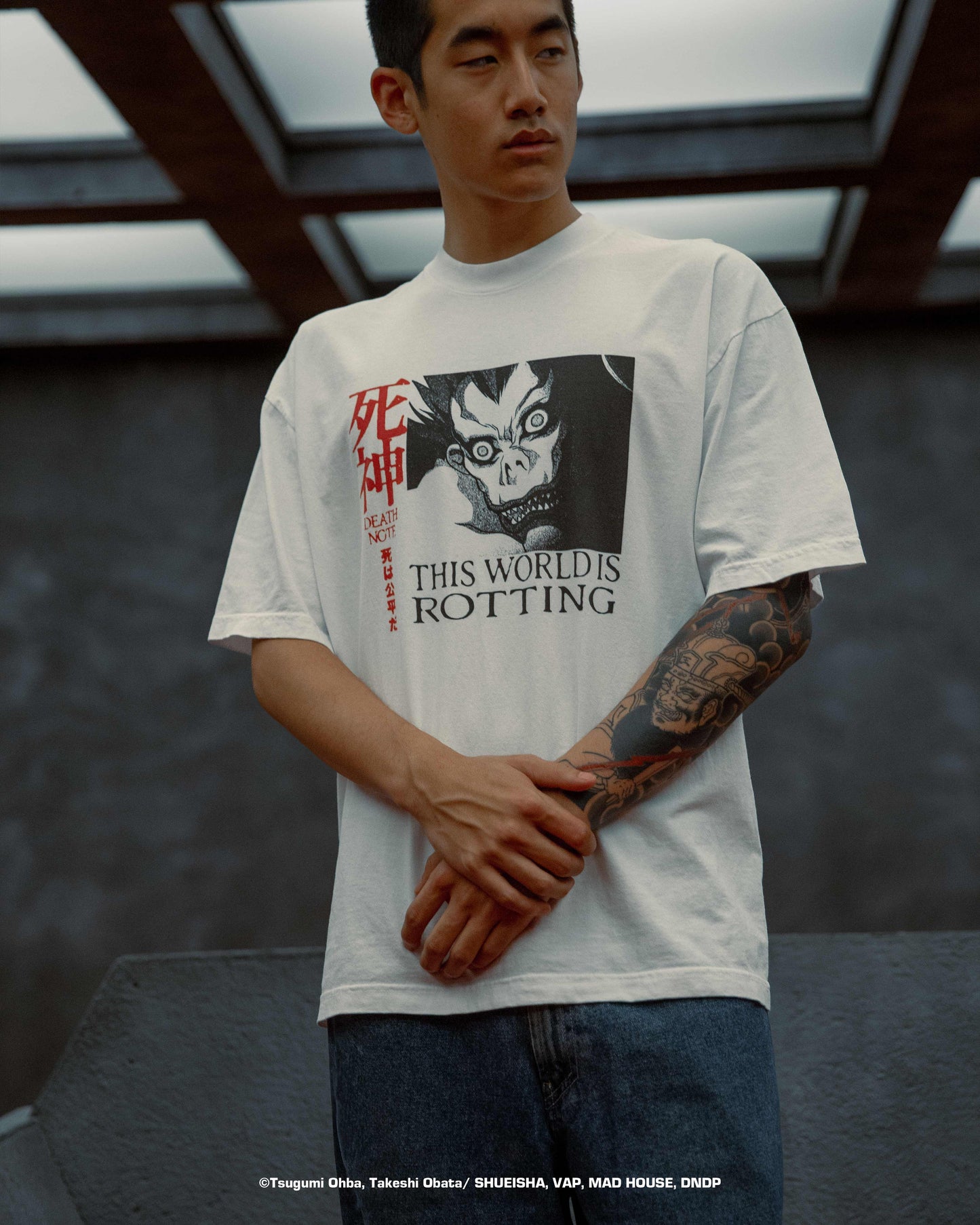 DEATH NOTE ROTTEN SHIRT (WHITE)