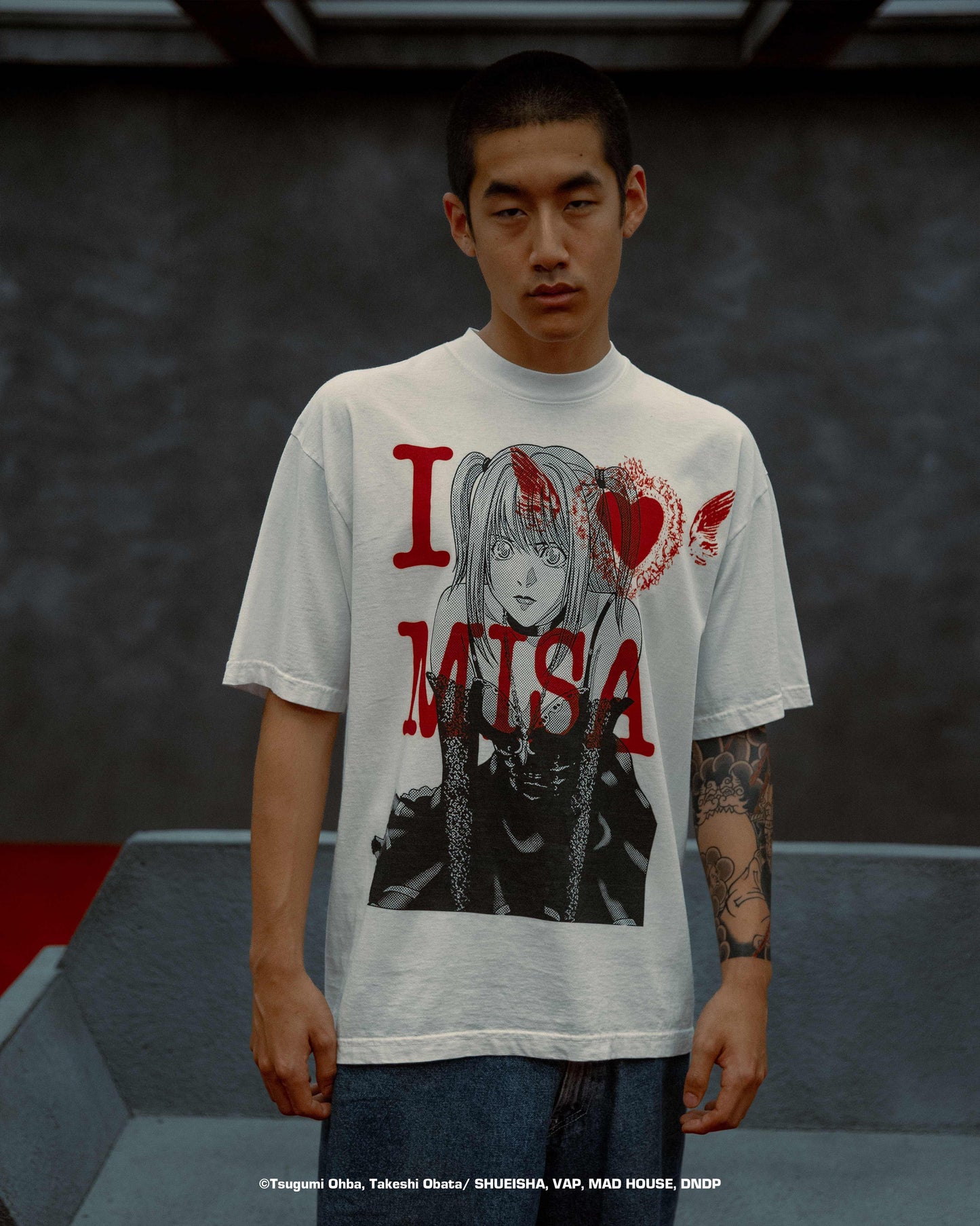 DEATH NOTE I LOVE MISA SHIRT (WHITE)