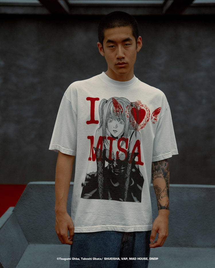 DEATH NOTE I LOVE MISA SHIRT (WHITE)