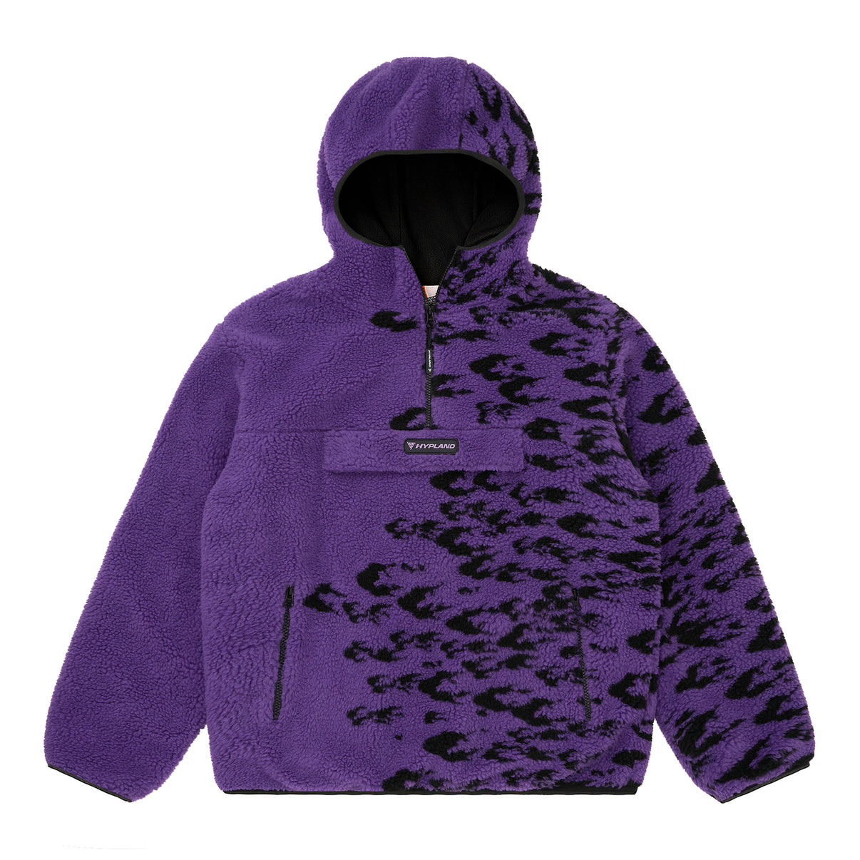 SHIPPUDEN CURSE MARK SHERPA HALF ZIP JACKET (PURPLE) – Hypland