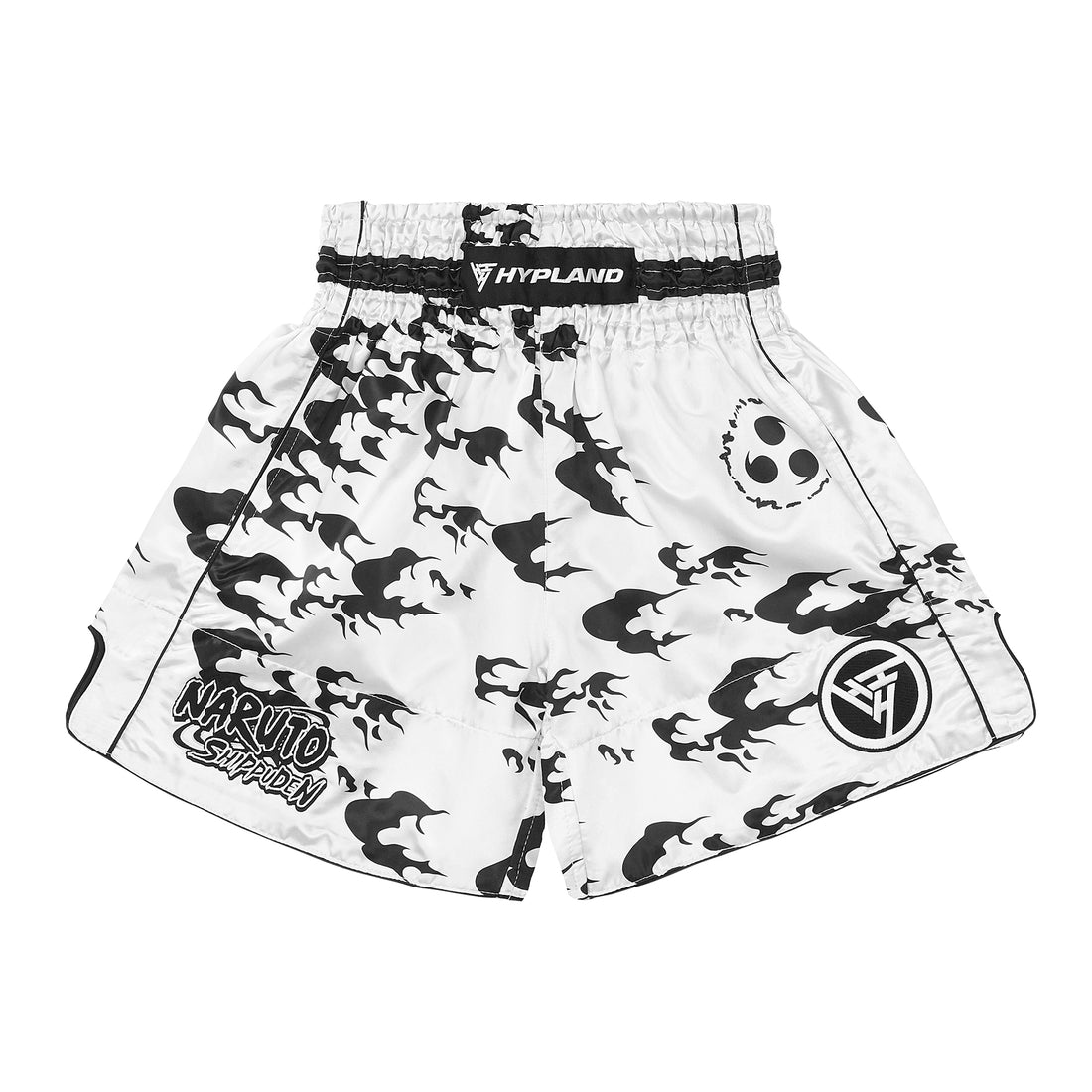 SHIPPUDEN CURSE MARK MUAY THAI SHORTS (WHITE) – Hypland