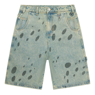 ONE PIECE LAW DENIM JORTS (LIGHT WASH)