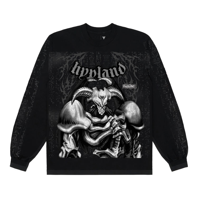 YUGIOH SUMMON SKULL L/S SHIRT (BLK)