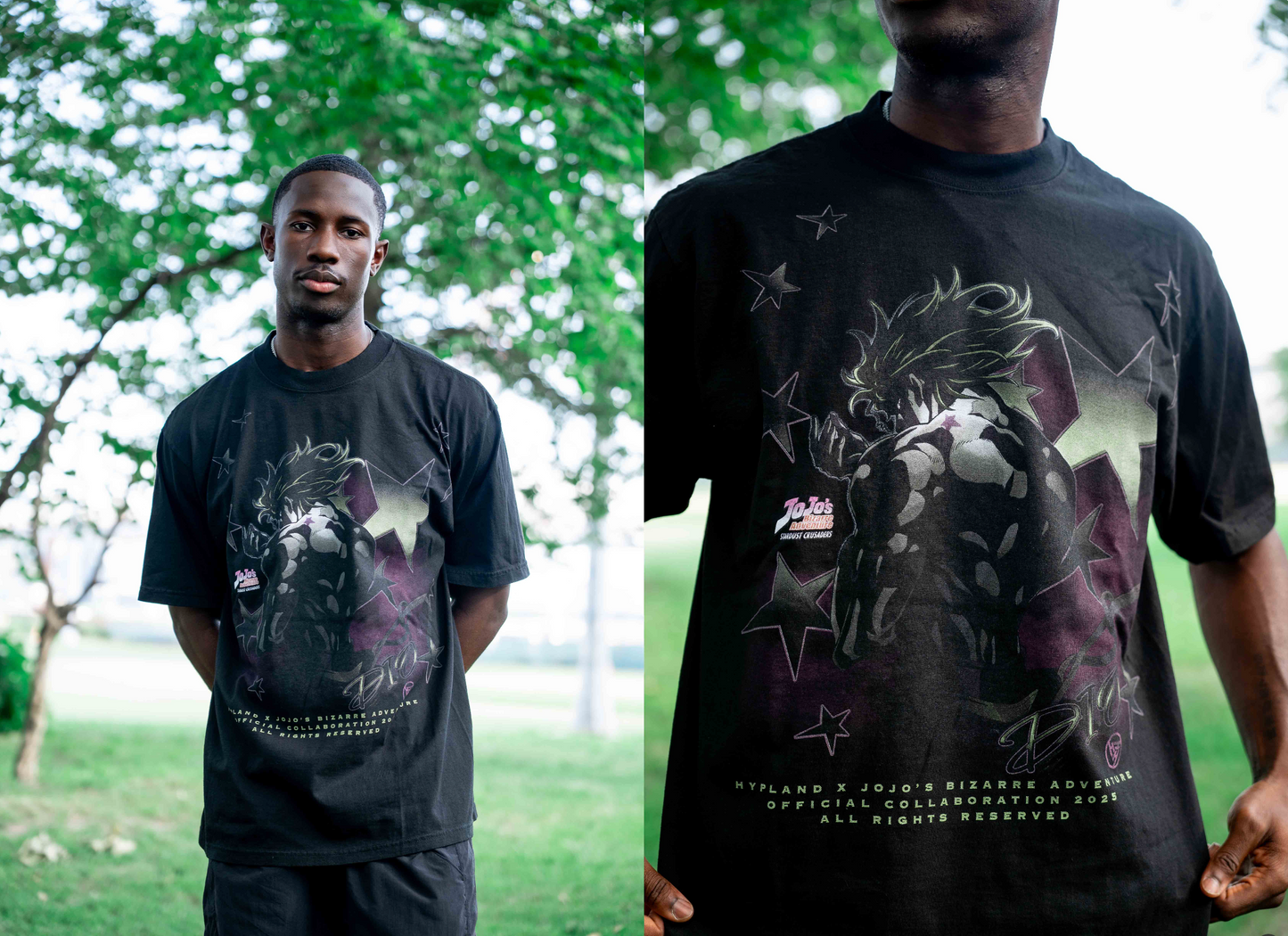 JOJO DARK DIO SHIRT (BLACK) *PRE ORDER*