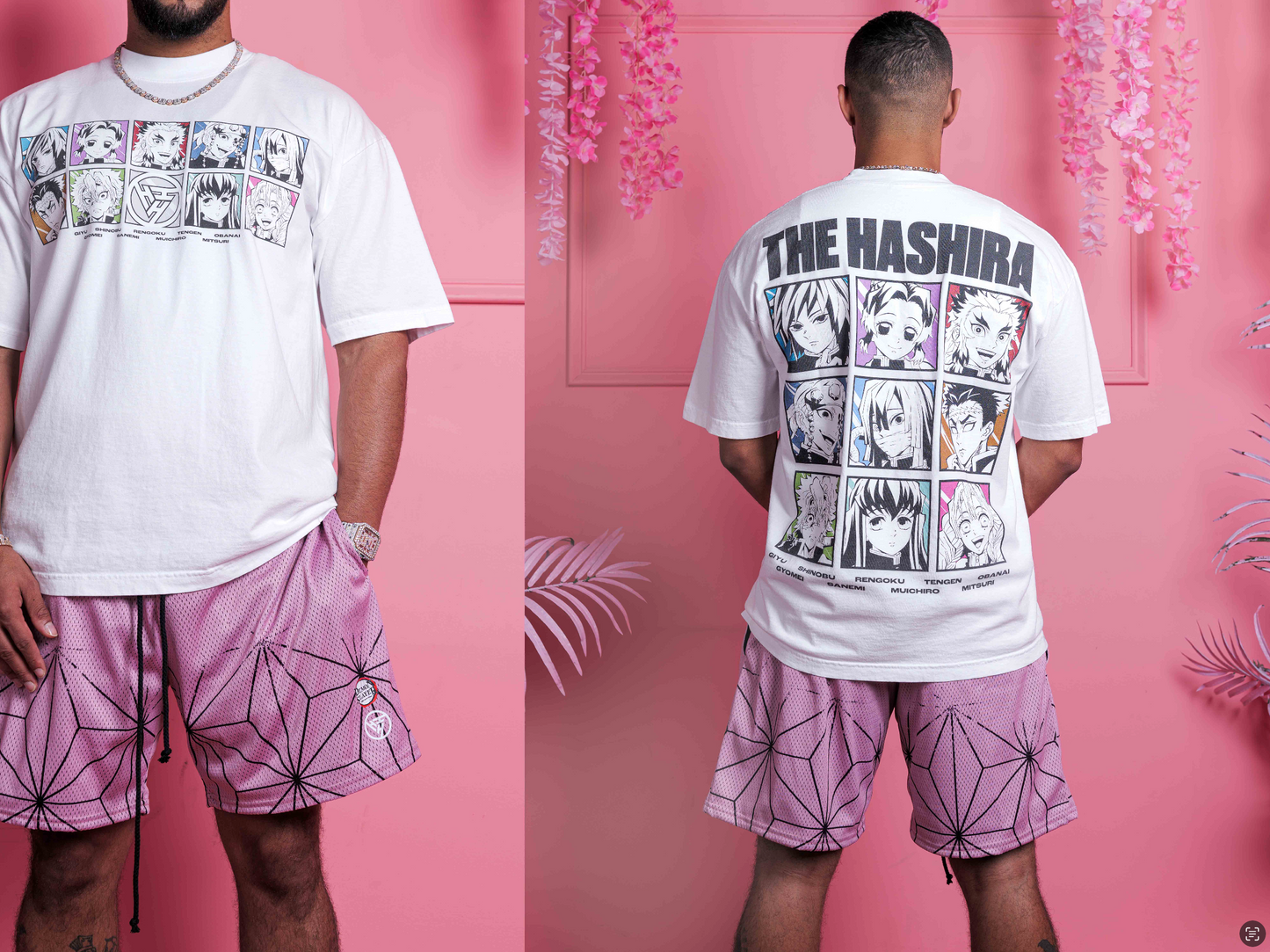 DEMON SLAYER HASHIRA SHIRT (WHITE)