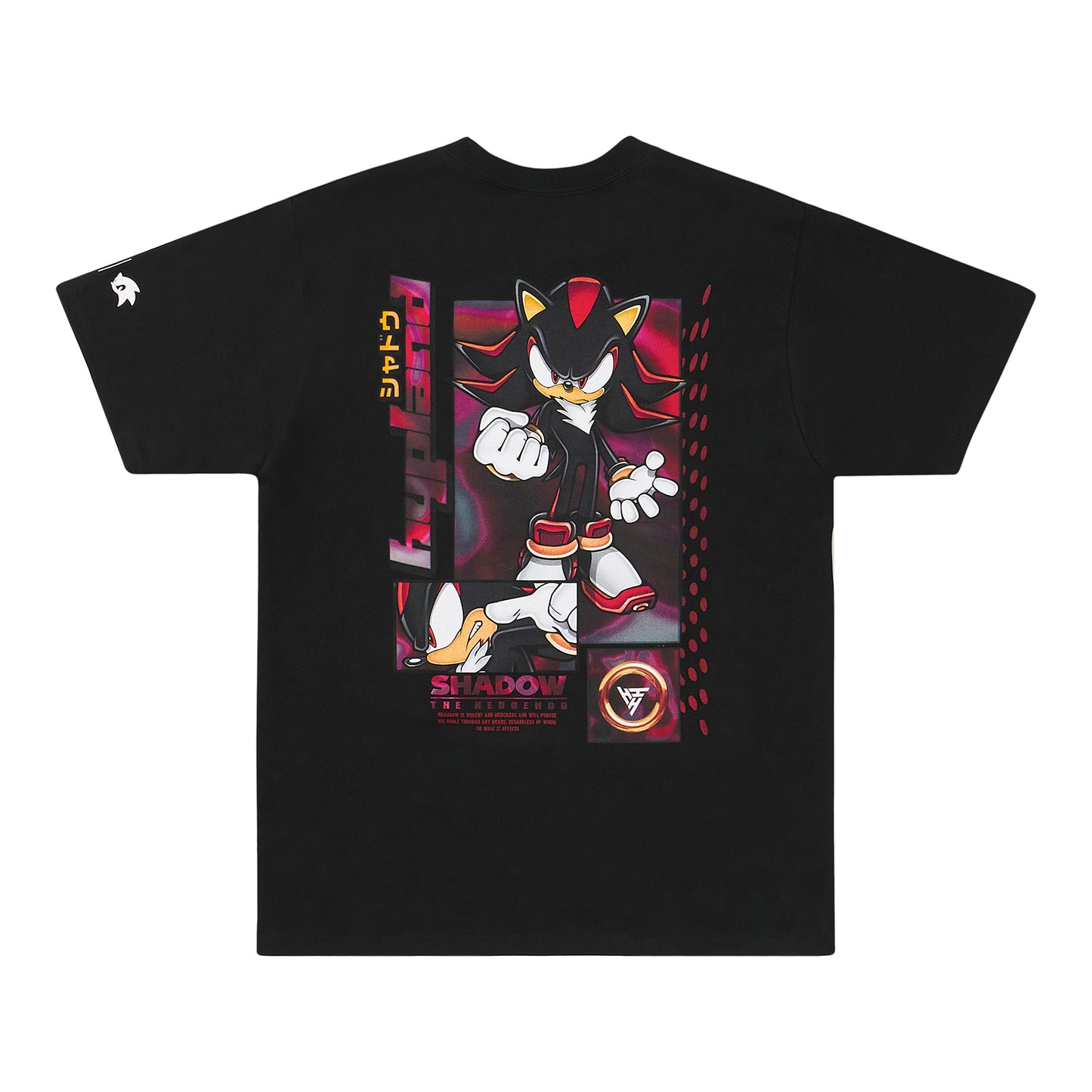 SONIC SHADOW BY ANY MEANS T SHIRT (BLACK)