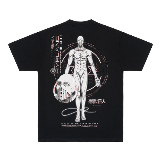 AOT WAR HAMMER SHIRT (BLACK)