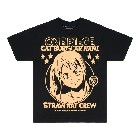 ONE PIECE CAT BURGLAR NAMI SHIRT (BLACK)