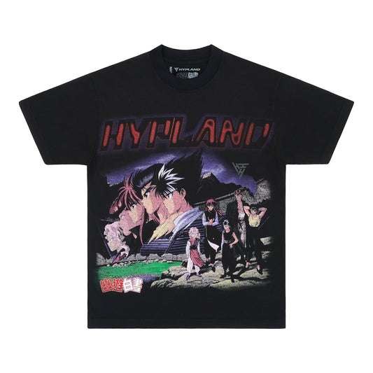 YYH DARK TOURNAMENT MEGA PRINT SHIRT (BLACK)