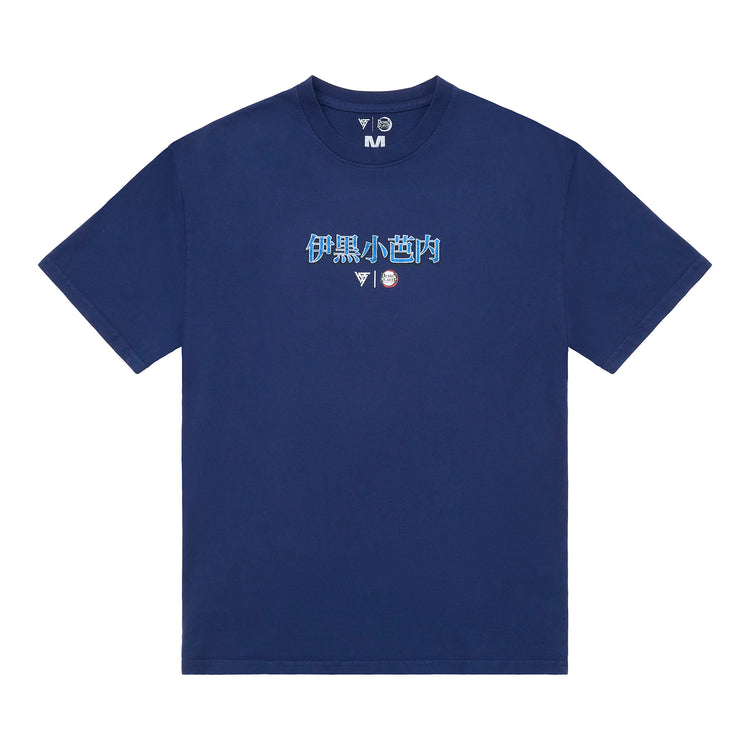 DEMON SLAYER OBANAI SNAKE SHIRT (NAVY)