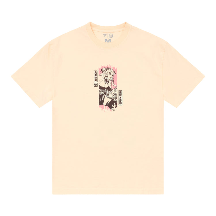 DEMON SLAYER FLAME HASHIRA SHIRT (CREAM)