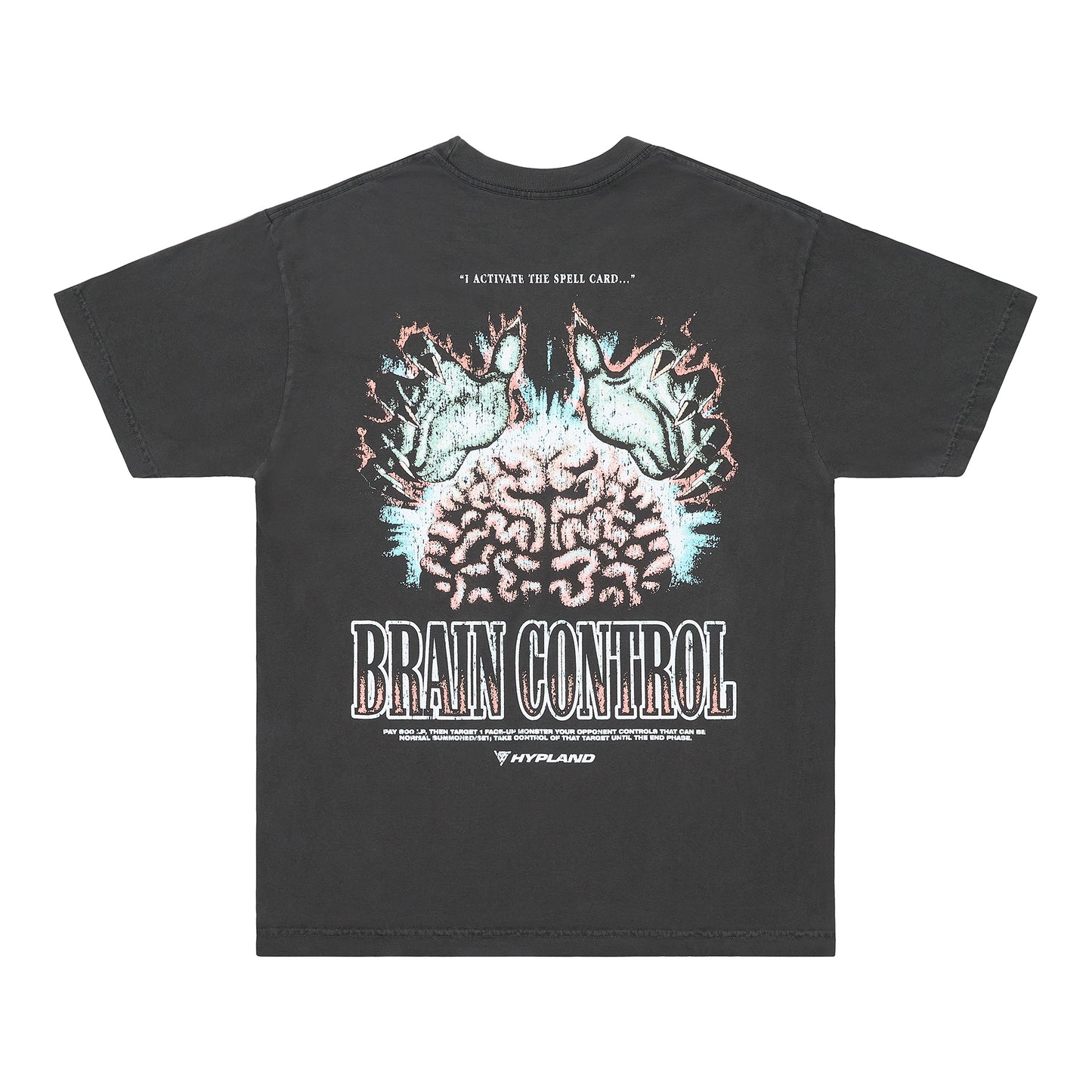 YUGIOH BRAIN CONTROL SHIRT (VINTAGE BLACK)