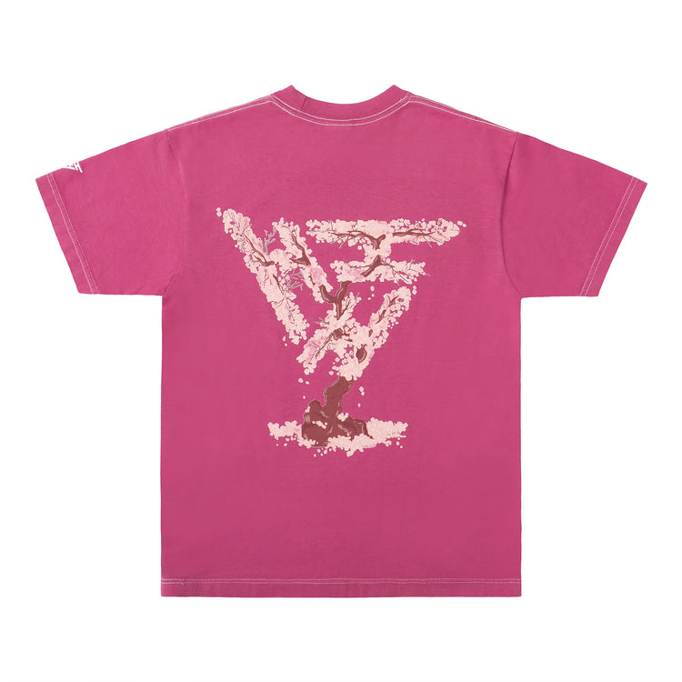 HYPLAND CHERRY BLOSSOM T SHIRT (MUAVE)