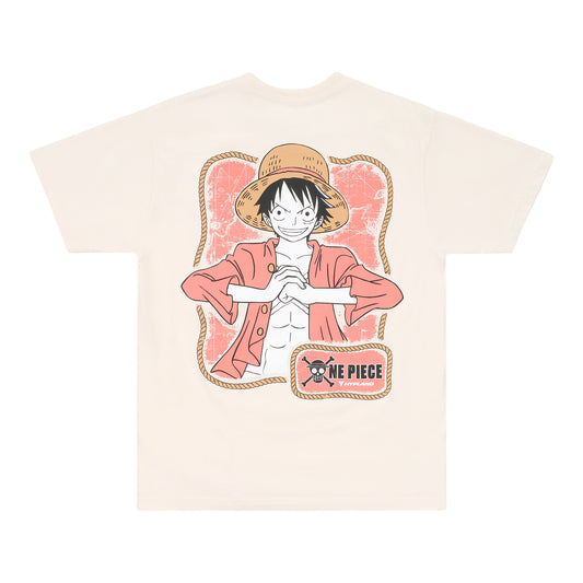 ONE PIECE LUFFY POSE SHIRT (CREAM)