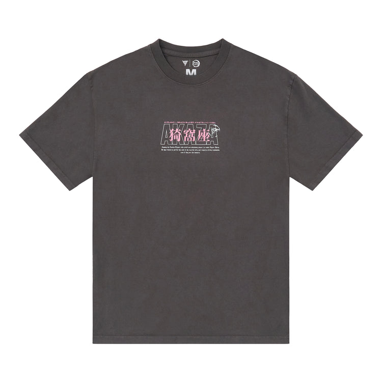 DEMON SLAYER AKAZA STANCE SHIRT (VINTAGE GREY)