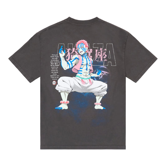 DEMON SLAYER AKAZA STANCE SHIRT (VINTAGE GREY)