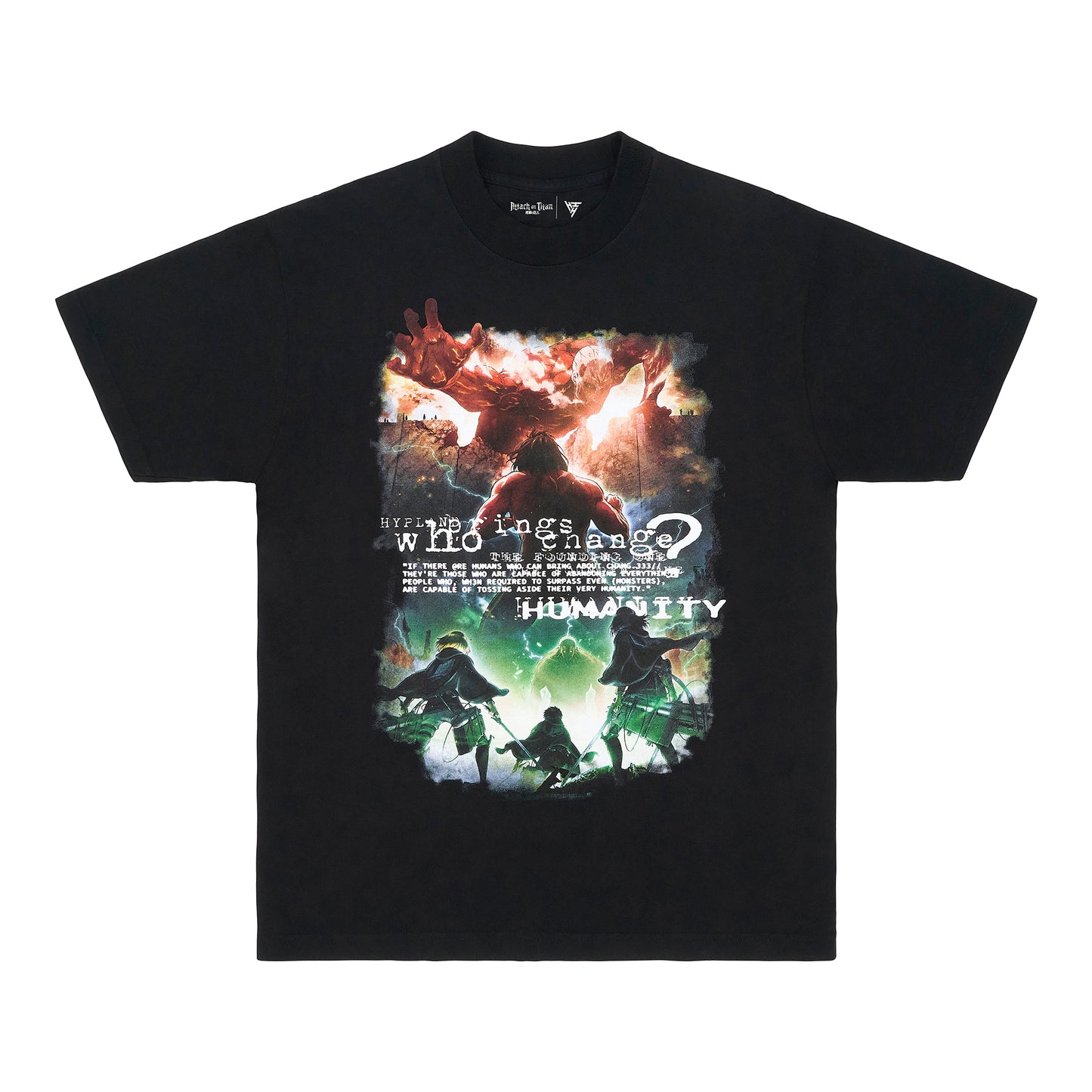 AOT TITAN KILLERS SHIRT (BLACK)