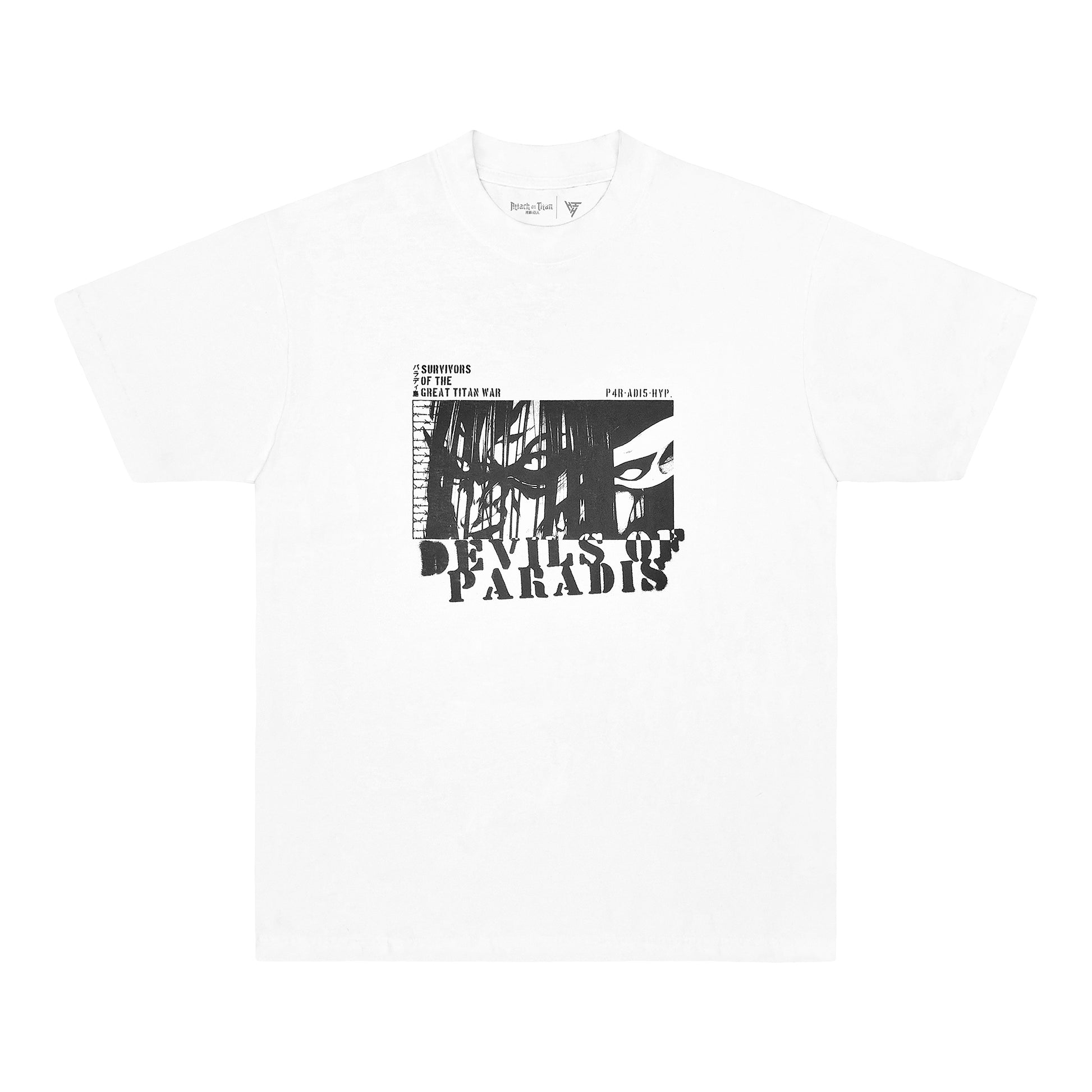AOT DEVILS OF PARADIS SHIRT (WHITE) – Hypland - Main Image