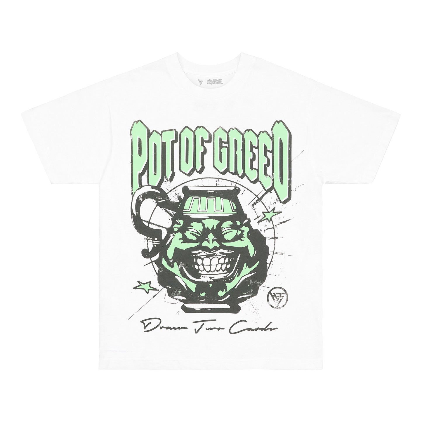 YUGIOH POT OF GREED SHIRT (WHITE)