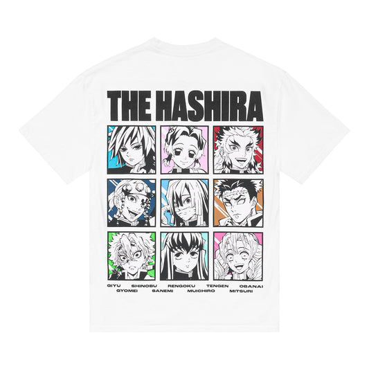 DEMON SLAYER HASHIRA SHIRT (WHITE)