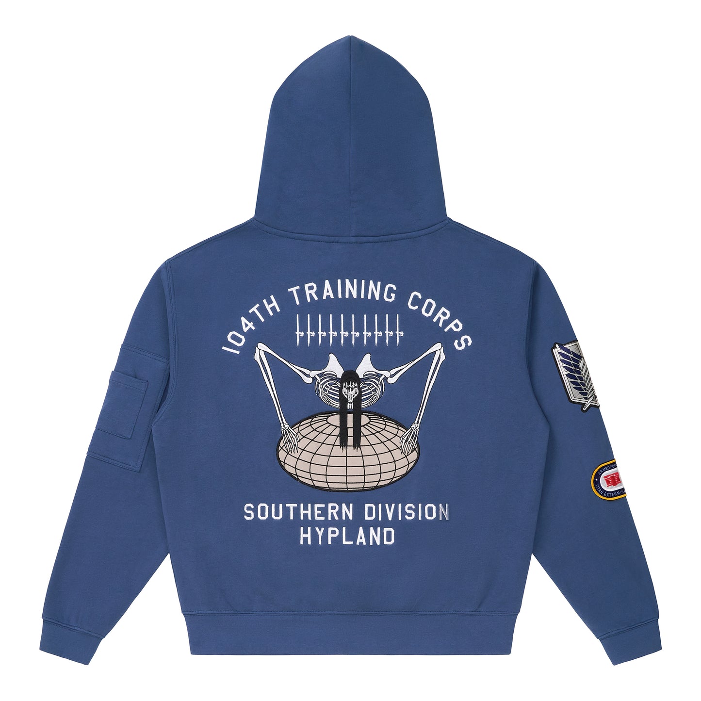 AOT TEAM HOODIE HOODIE (BLUE)