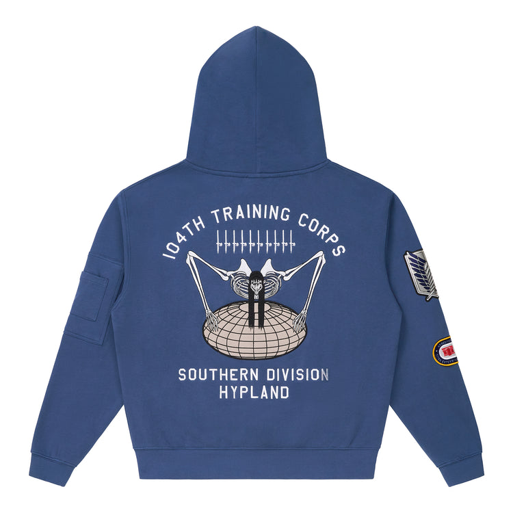 AOT TEAM HOODIE HOODIE (BLUE)