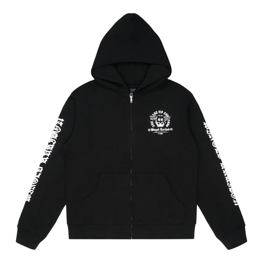 YUGIOH WINGED KURIBOH ZIP HOODIE (BLACK)