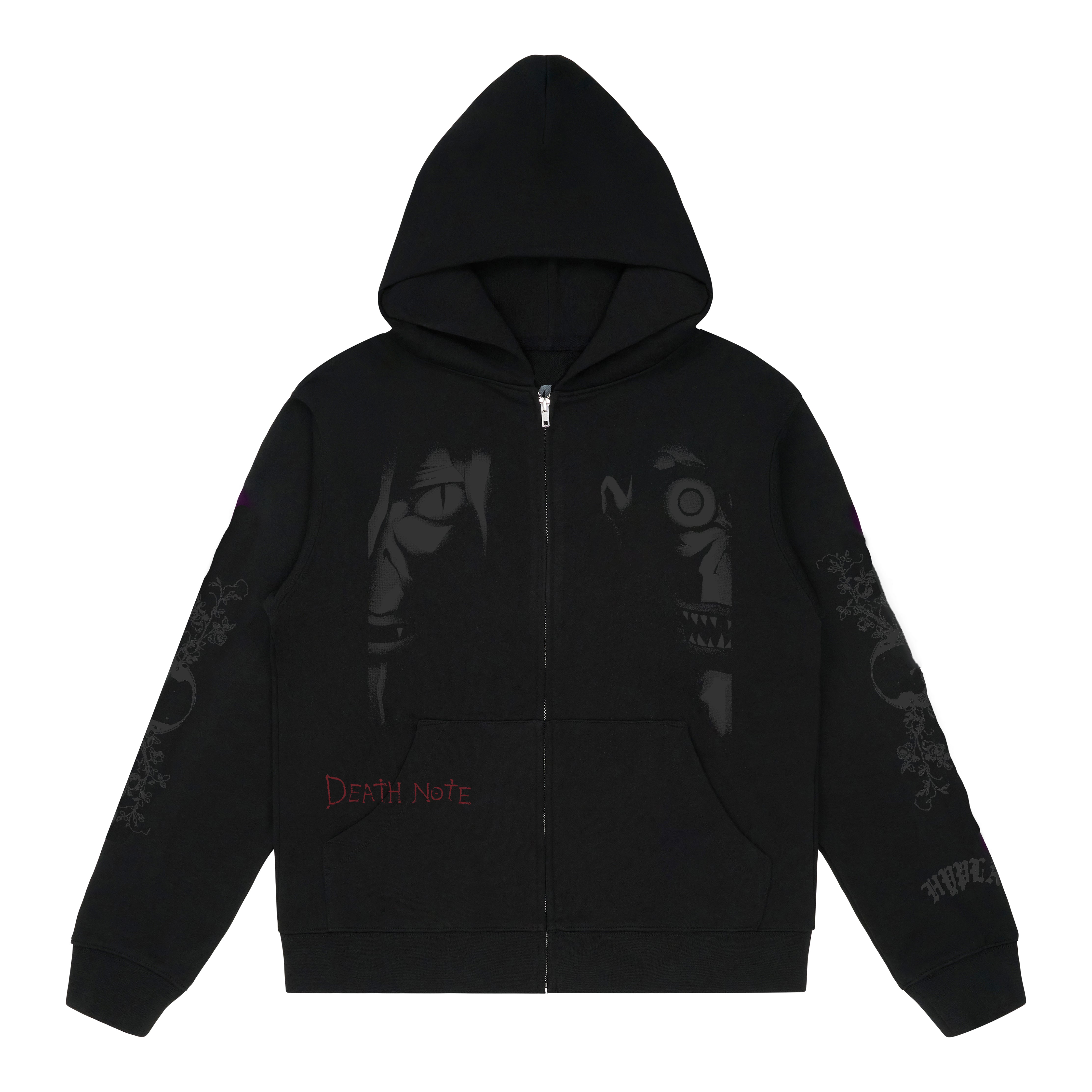 DEATH NOTE SHINIGAMI ZIP HOODIE (BLACK) – Hypland