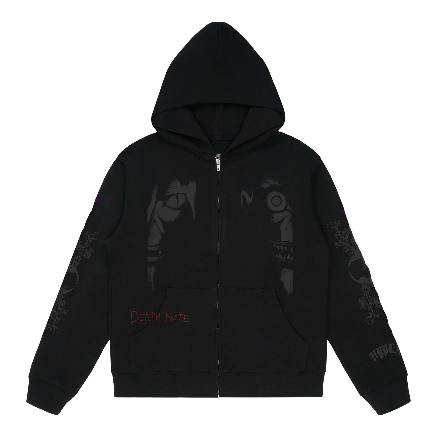 DEATH NOTE SHINIGAMI ZIP HOODIE (BLACK)