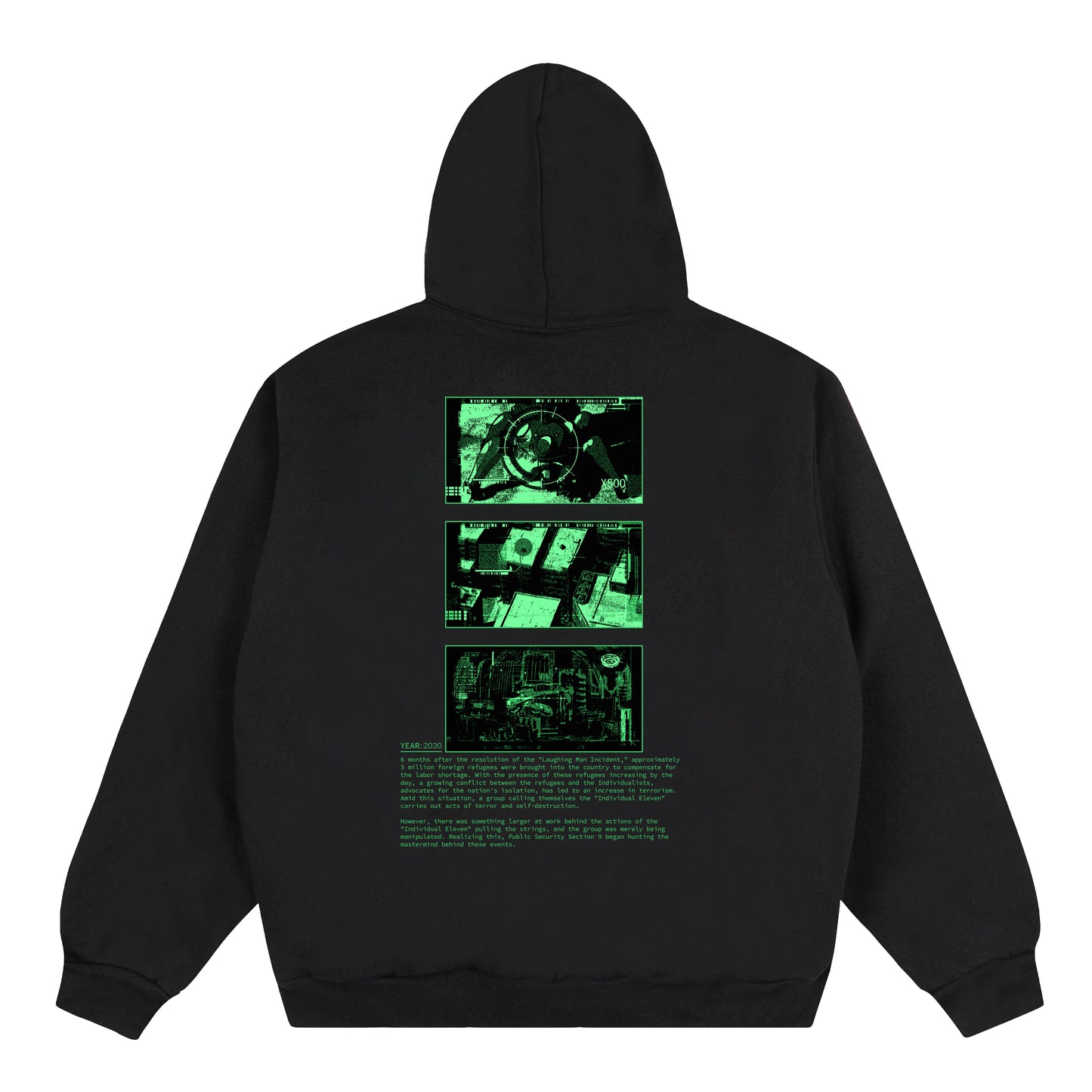 GITS DIGITAL HOODIE (BLACK)