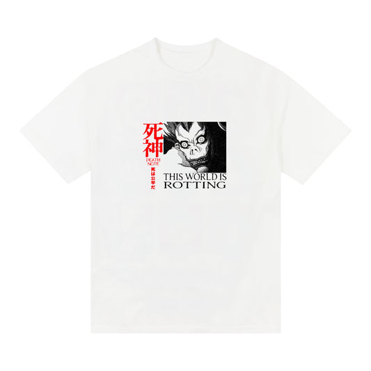 DEATH NOTE ROTTEN SHIRT (WHITE)