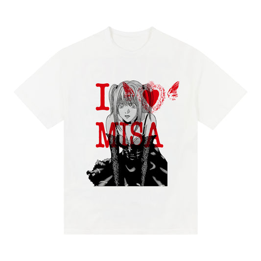 DEATH NOTE I LOVE MISA SHIRT (WHITE)