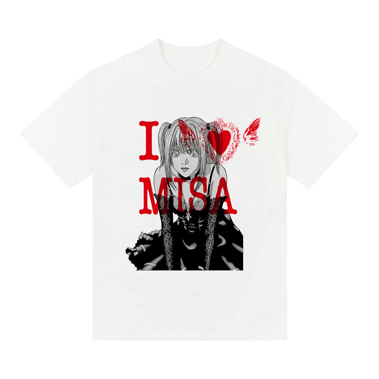 DEATH NOTE I LOVE MISA SHIRT (WHITE)