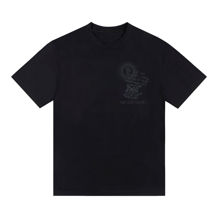 DEATH NOTE WRITING SHIRT (BLACK)