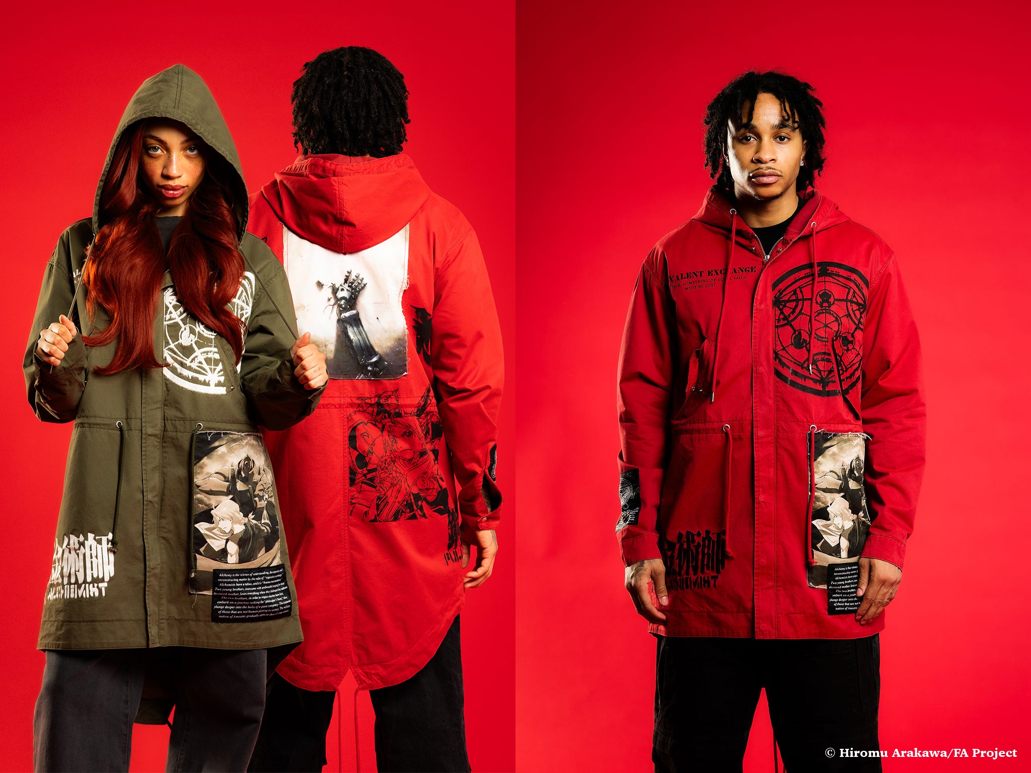 FMAB ALCHEMY PARKA JACKET (RED) *PRE ORDER* – Hypland