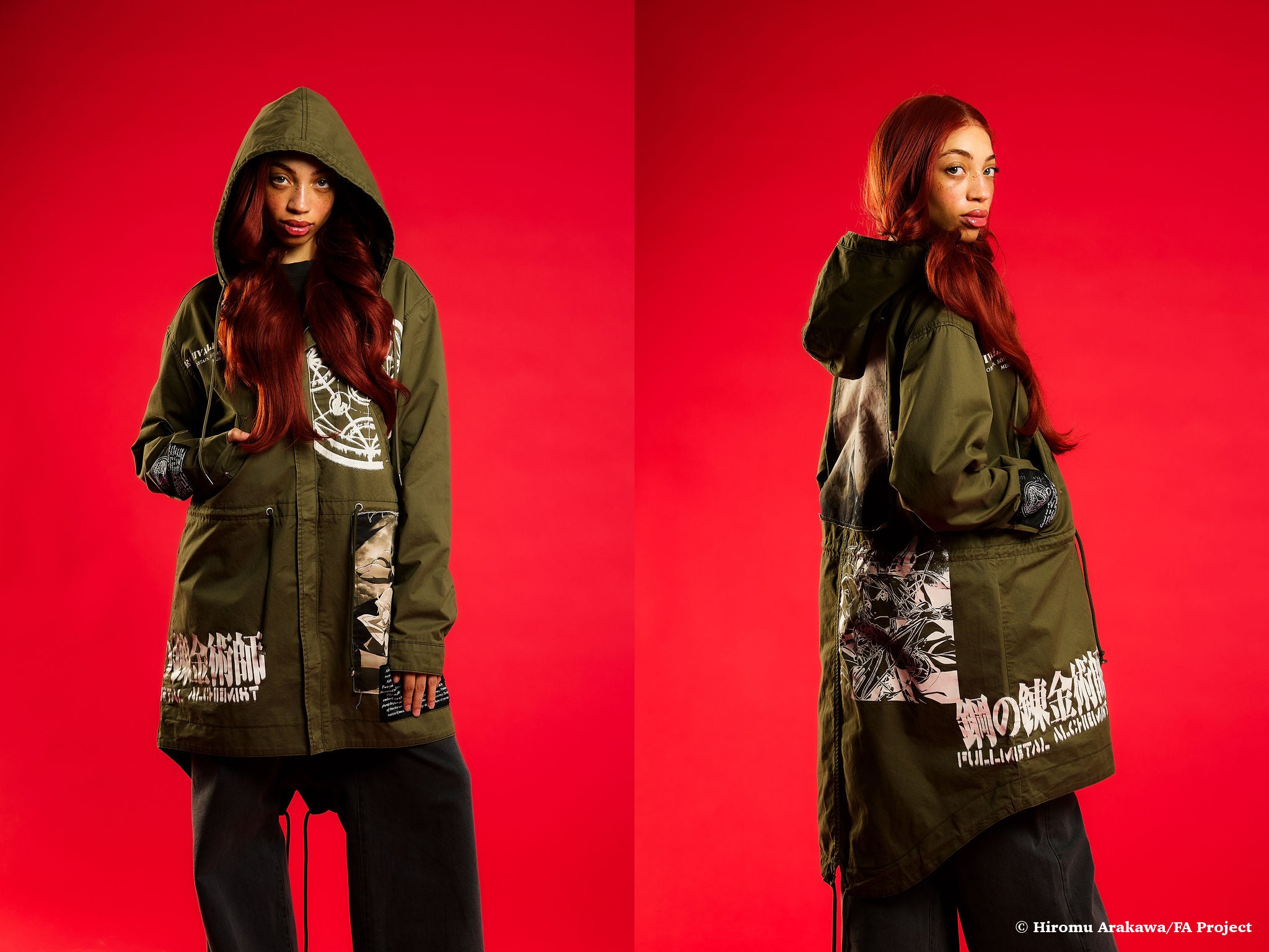 ジャケット・アウター Swordfish Harajuku Rebel Steampunk Parka cyberpunk-parka-wanishi-