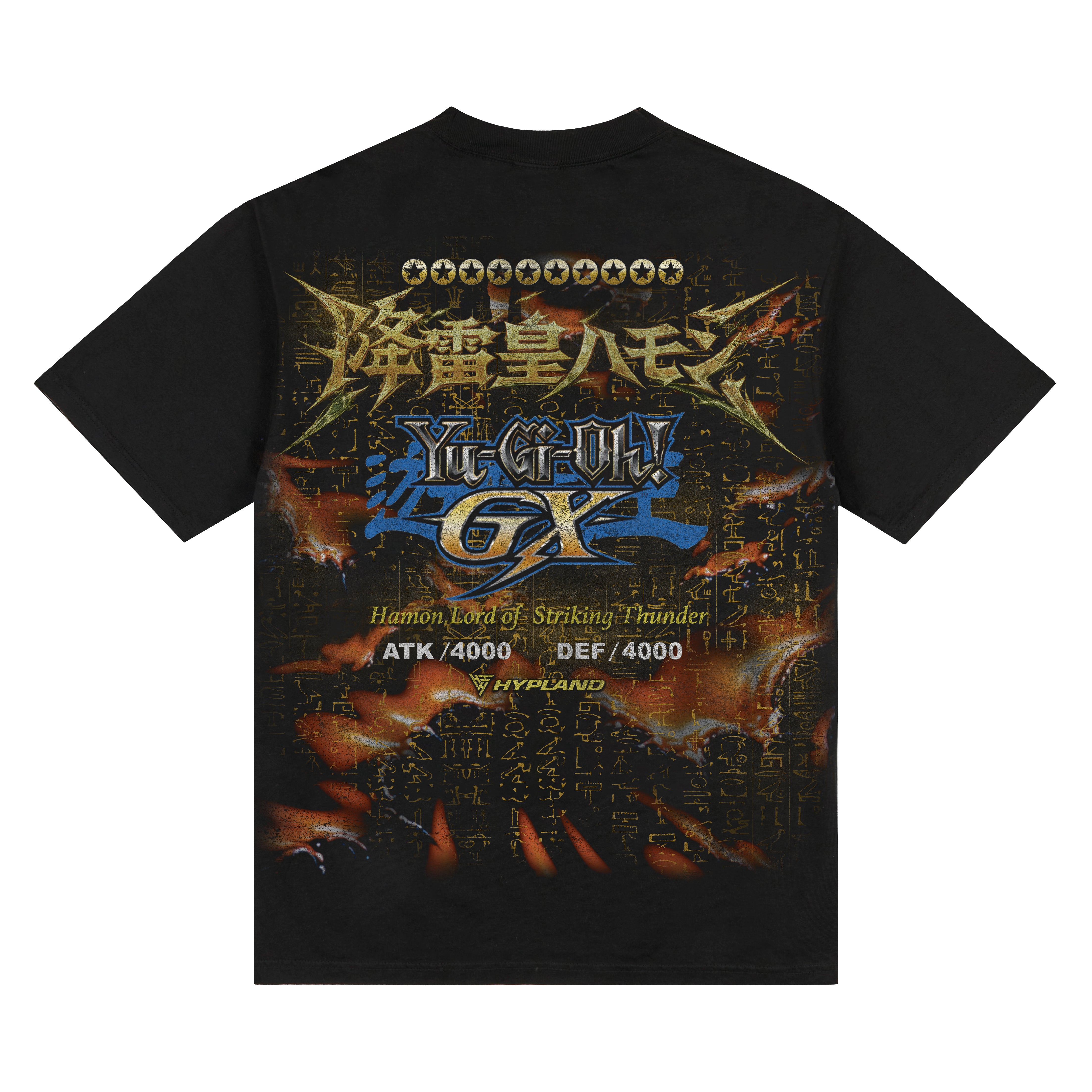 ヤホーimport store YUGIOH HAMON JUMBO PRINT SHIRT (BLACK) – Hypland
