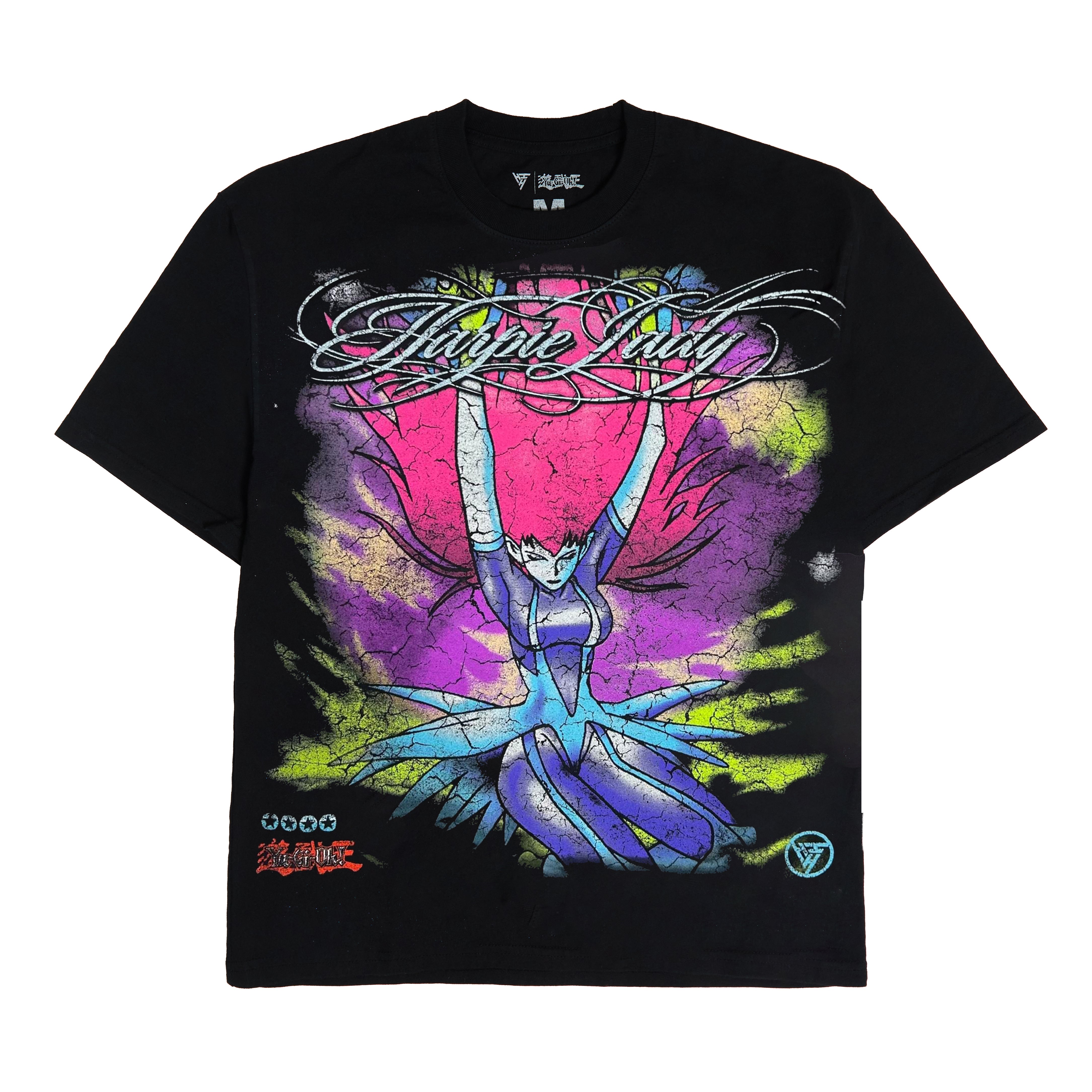 YUGIOH HARPIE LADY JUMBO PRINT SHIRT (BLACK) – Hypland