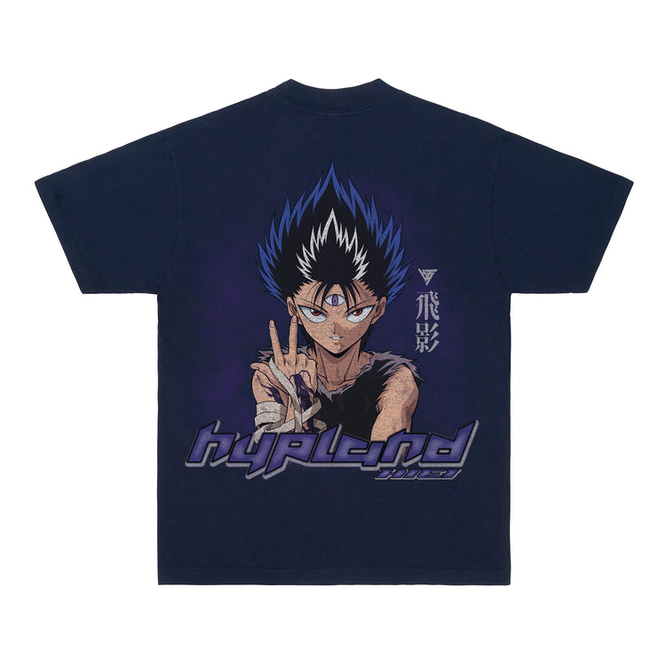 YYH HIEI DARK FLAME SHIRT (NAVY)