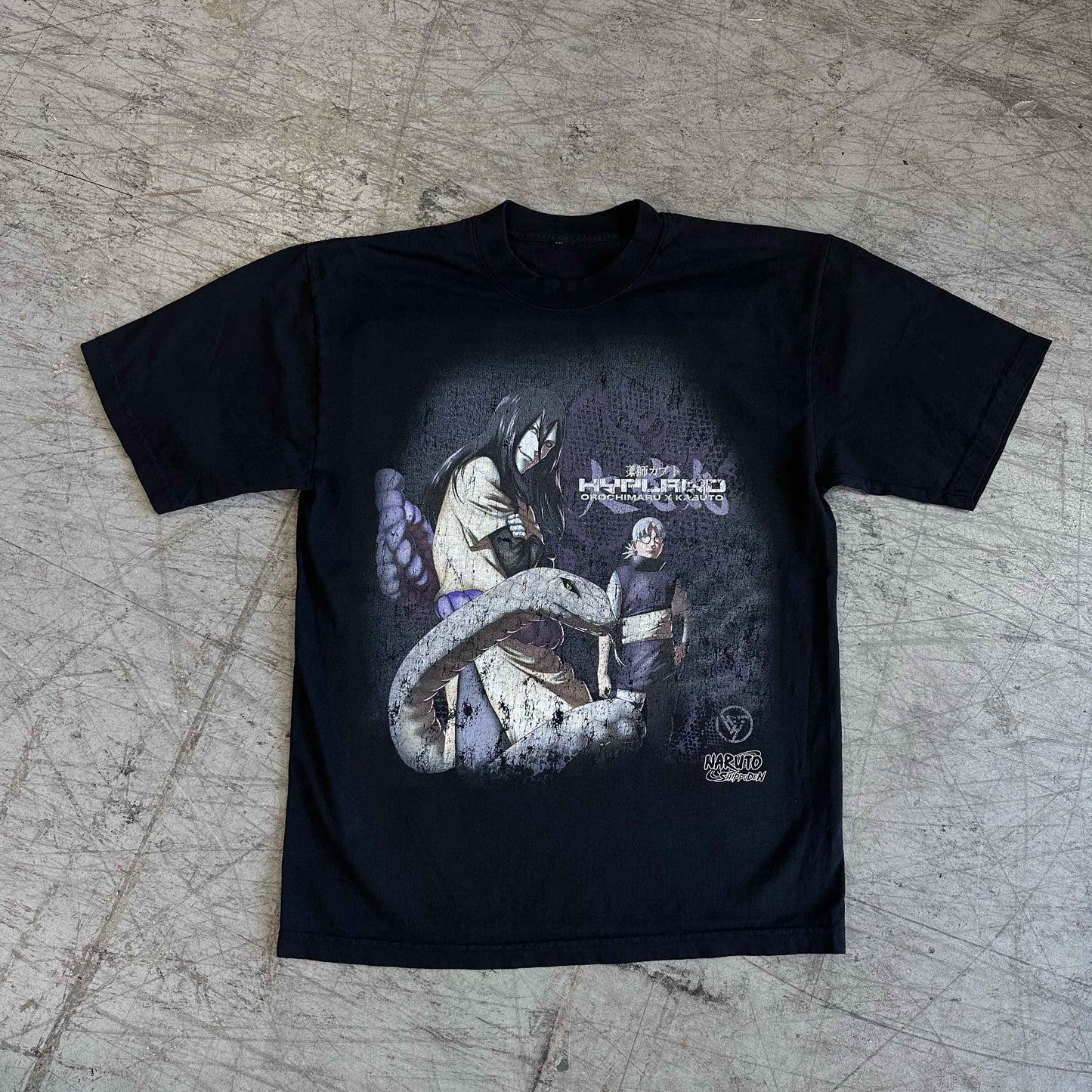 SHIPPUDEN OROCHIMARU SHIRT (BLACK) *PRE ORDER*
