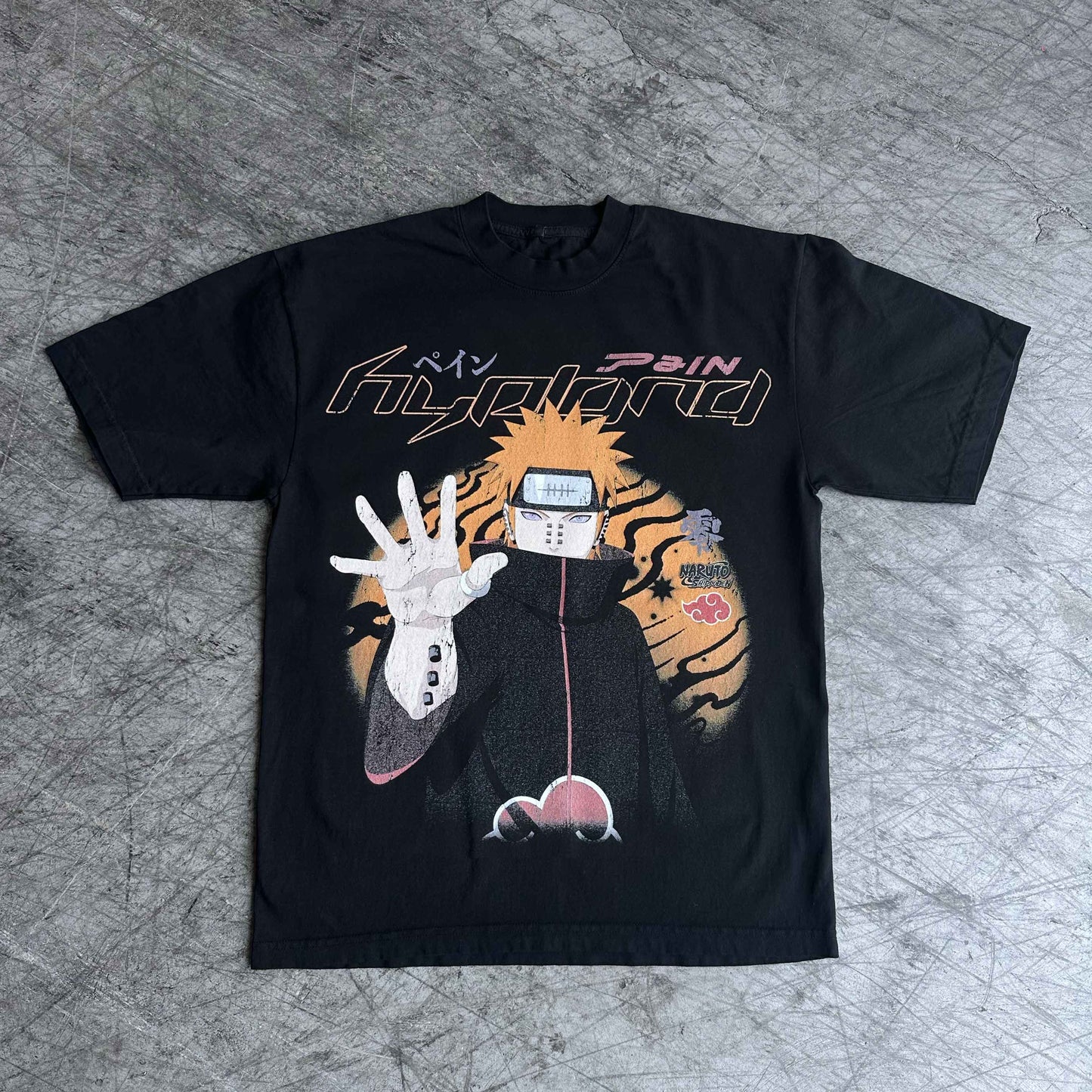 SHIPPUDEN PAIN SHIRT (BLACK) *PRE ORDER*